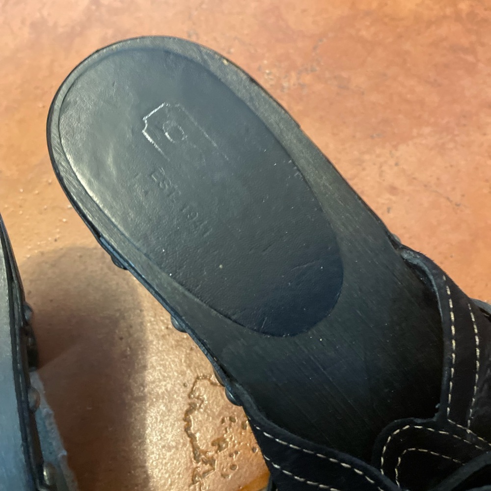 COACH Black  CLOGS MULE WOMEN SHOE